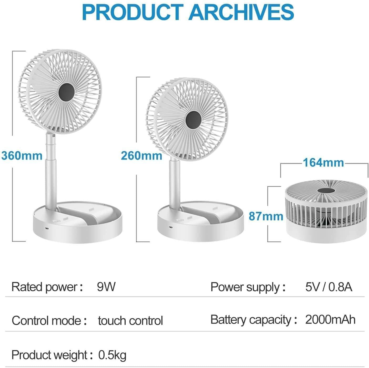 Table Desk Fan