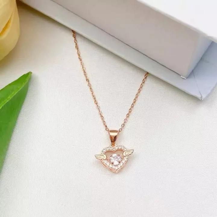 Flying Heart Pendant Necklace