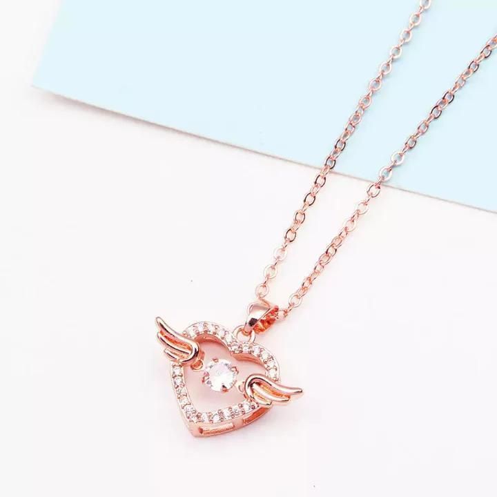Flying Heart Pendant Necklace