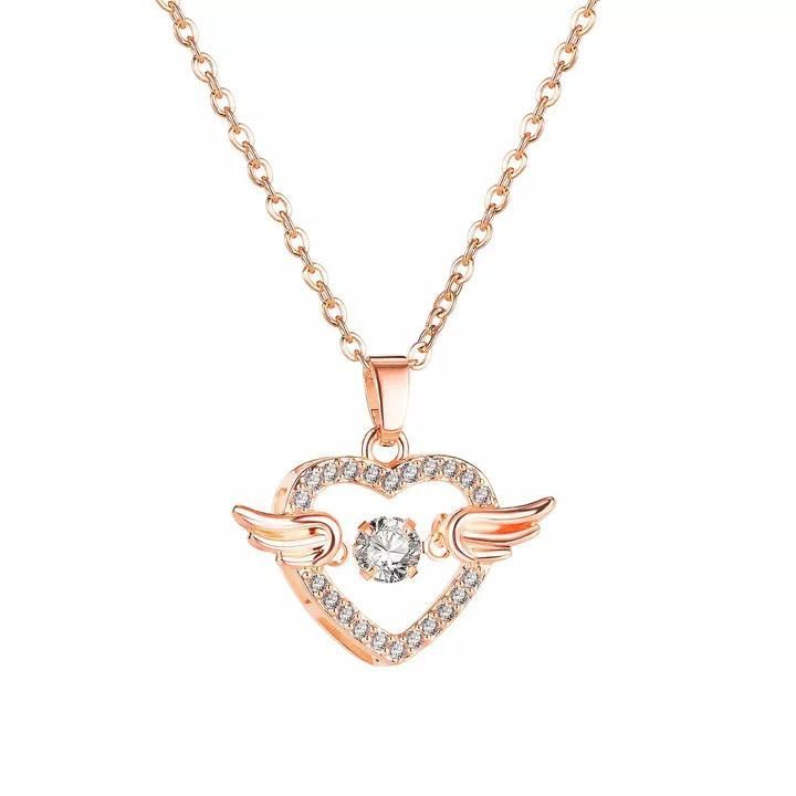 Flying Heart Pendant Necklace