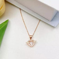 Flying Heart Pendant Necklace