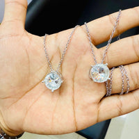 Silver Stone Necklace